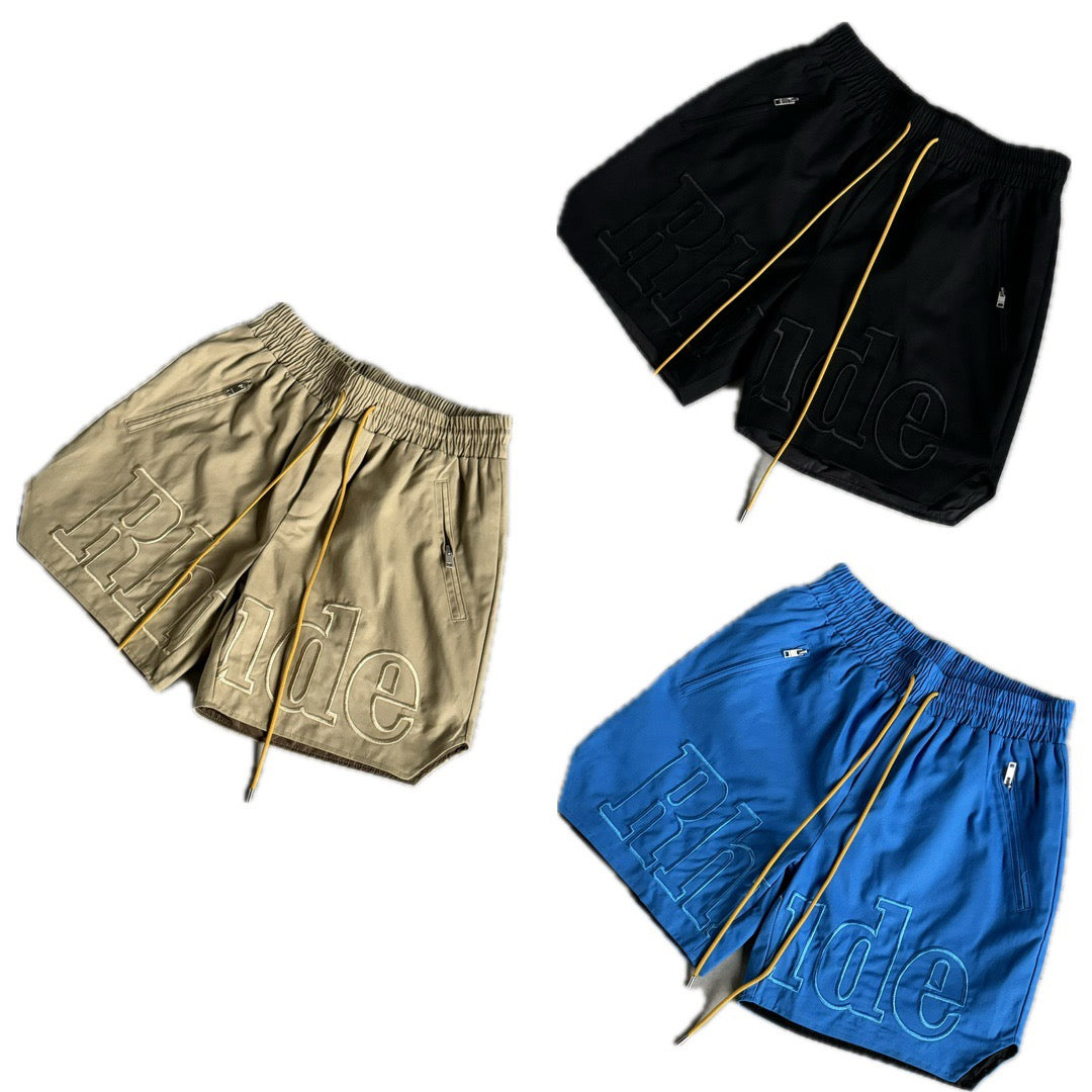 Black,Blue and Khaki Short