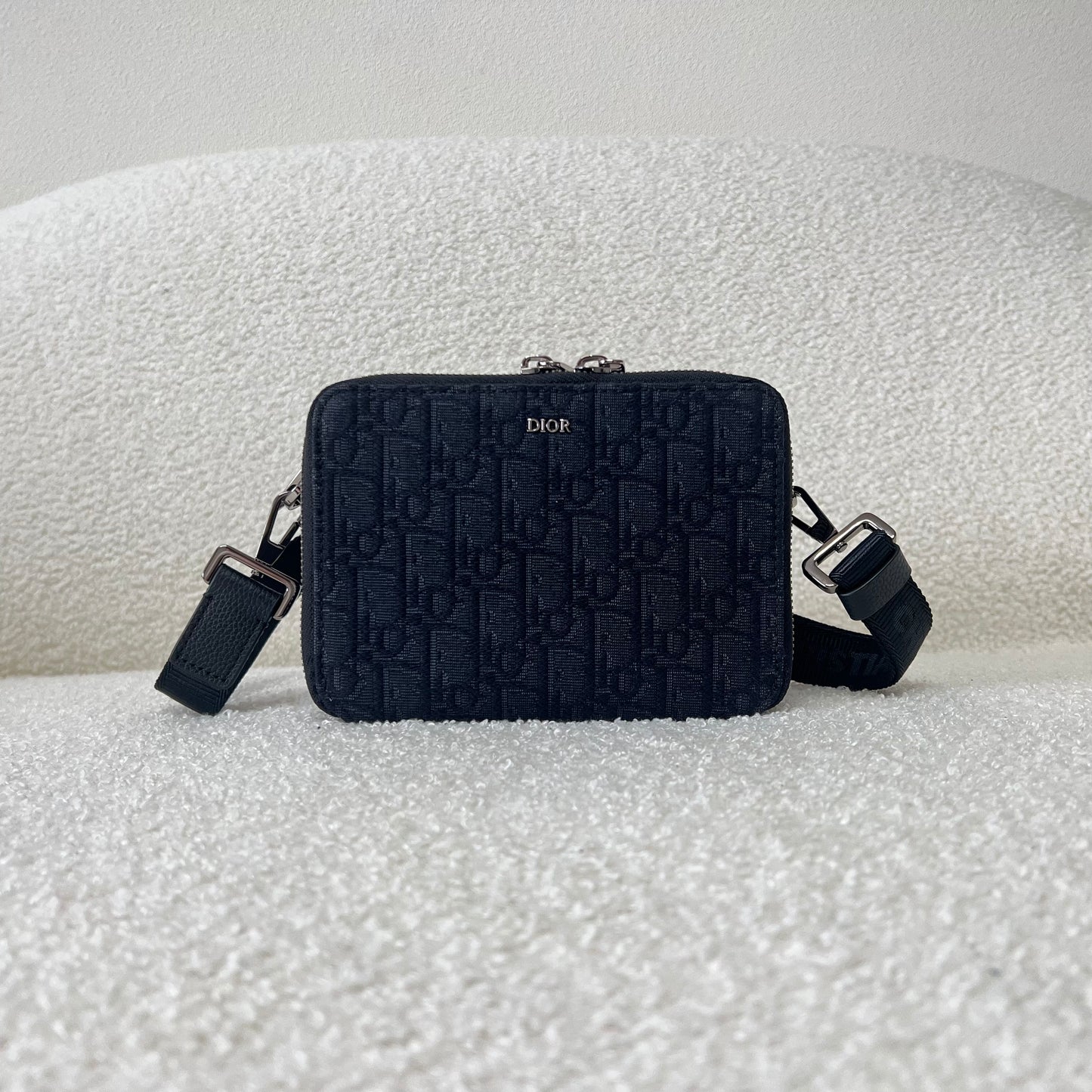 Blue and Black grey Bag