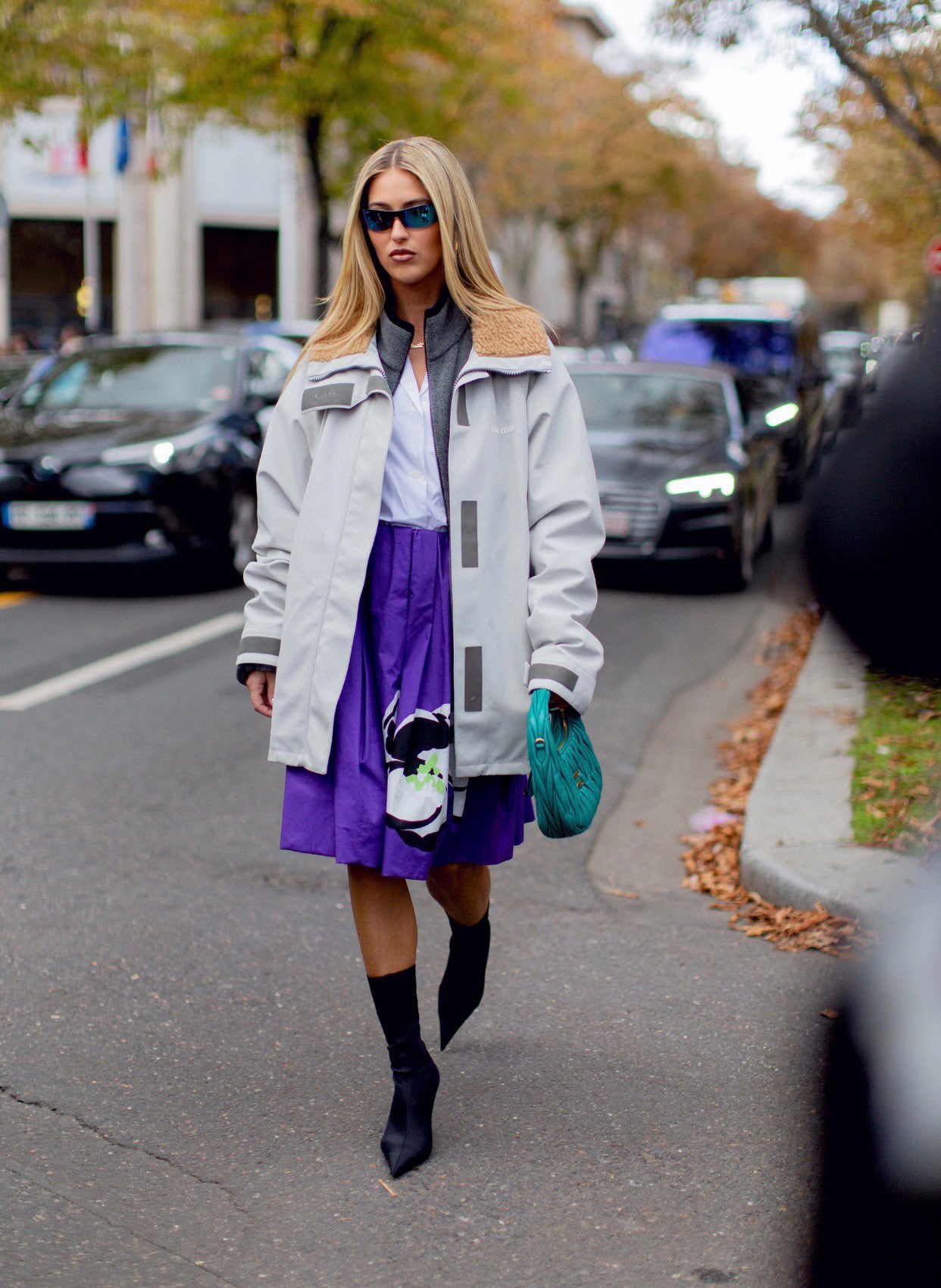 Grey and Green Jacket