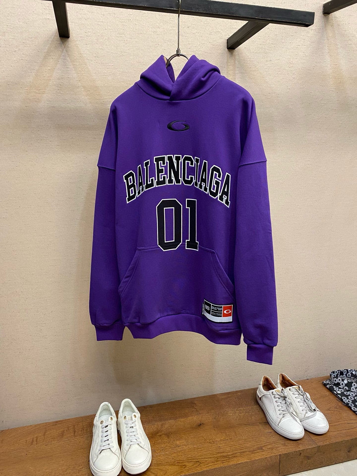 Black and Purple Hoodie