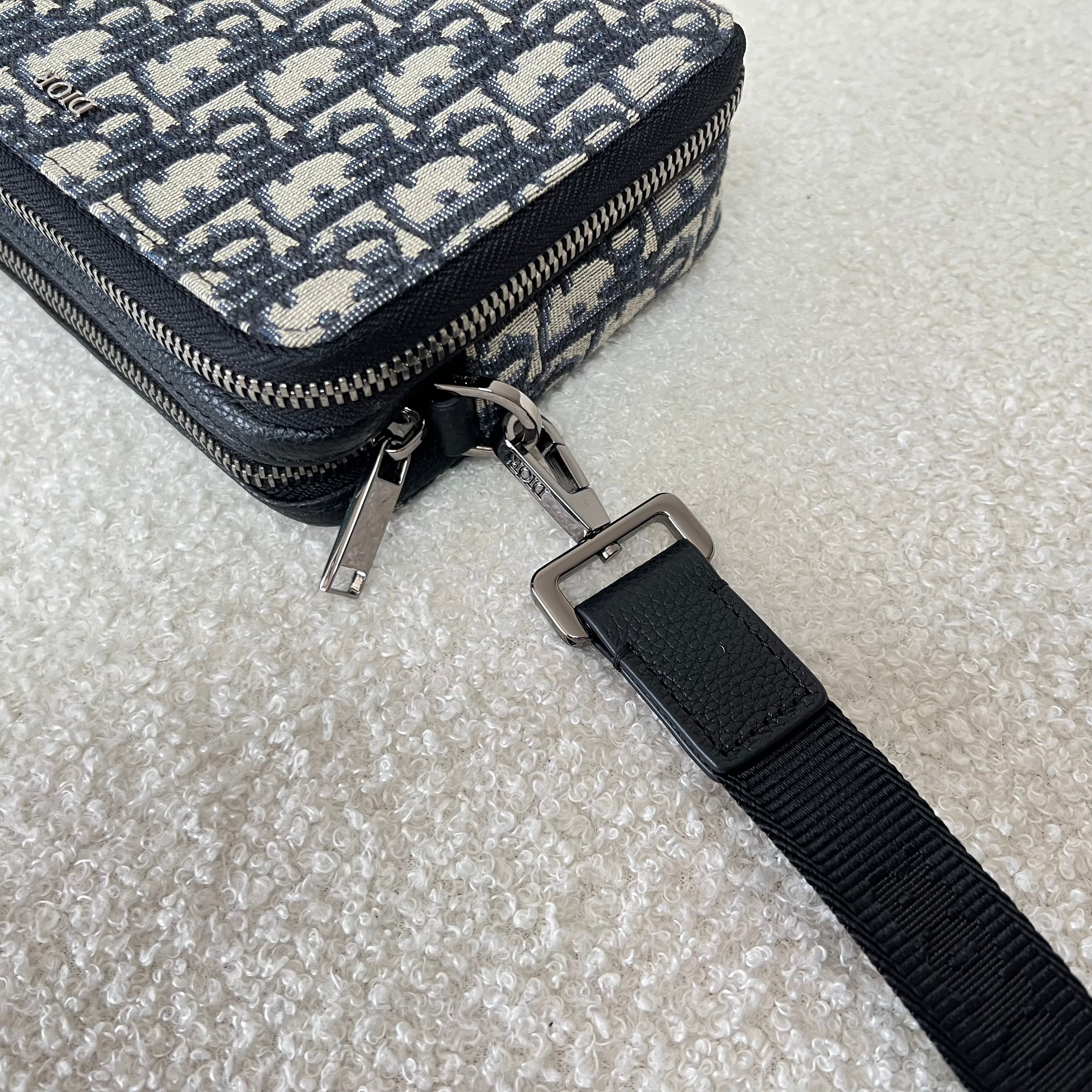 Blue and Black grey Bag