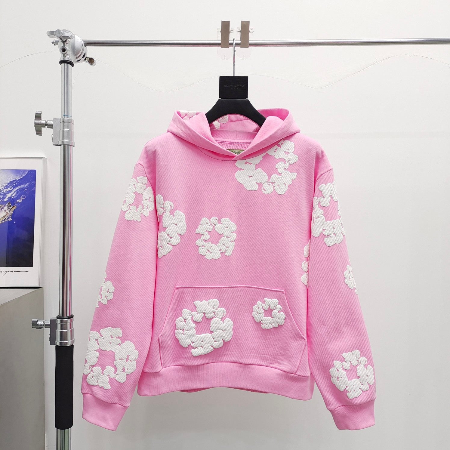 Pink and Blue Hoodie