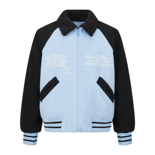 Sky blue black  Jacket