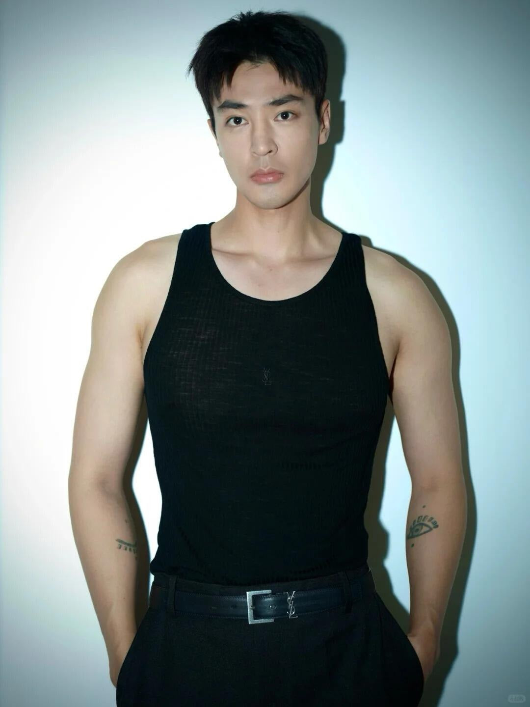Grey and Black Vest