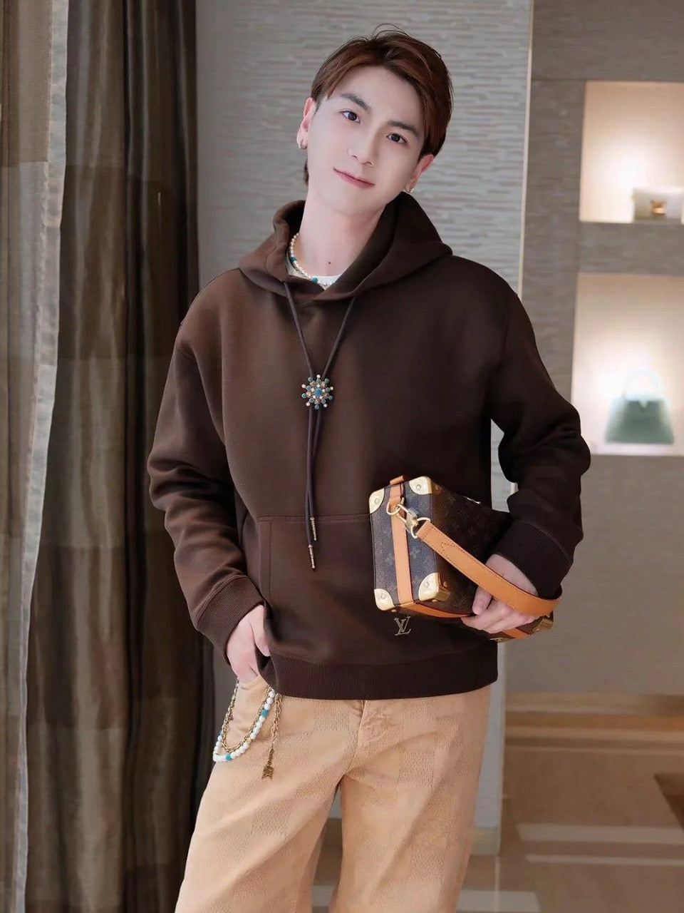 Brown Hoodie