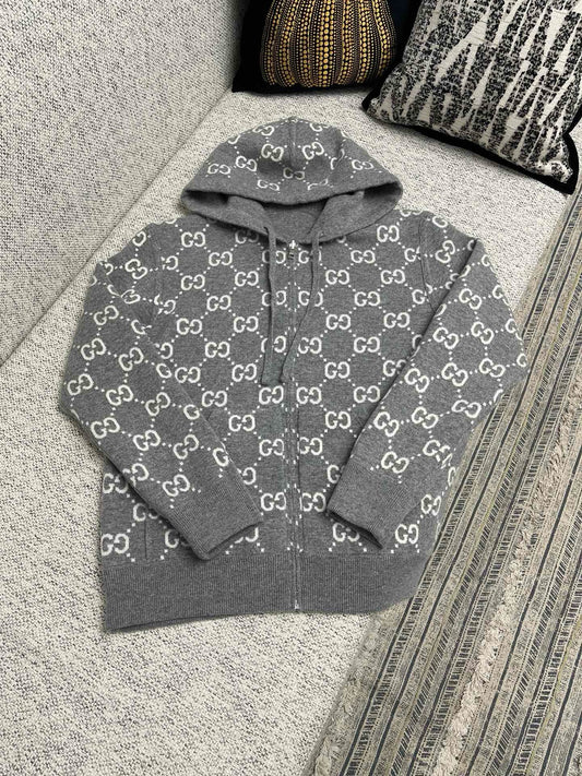 Graue Jacke