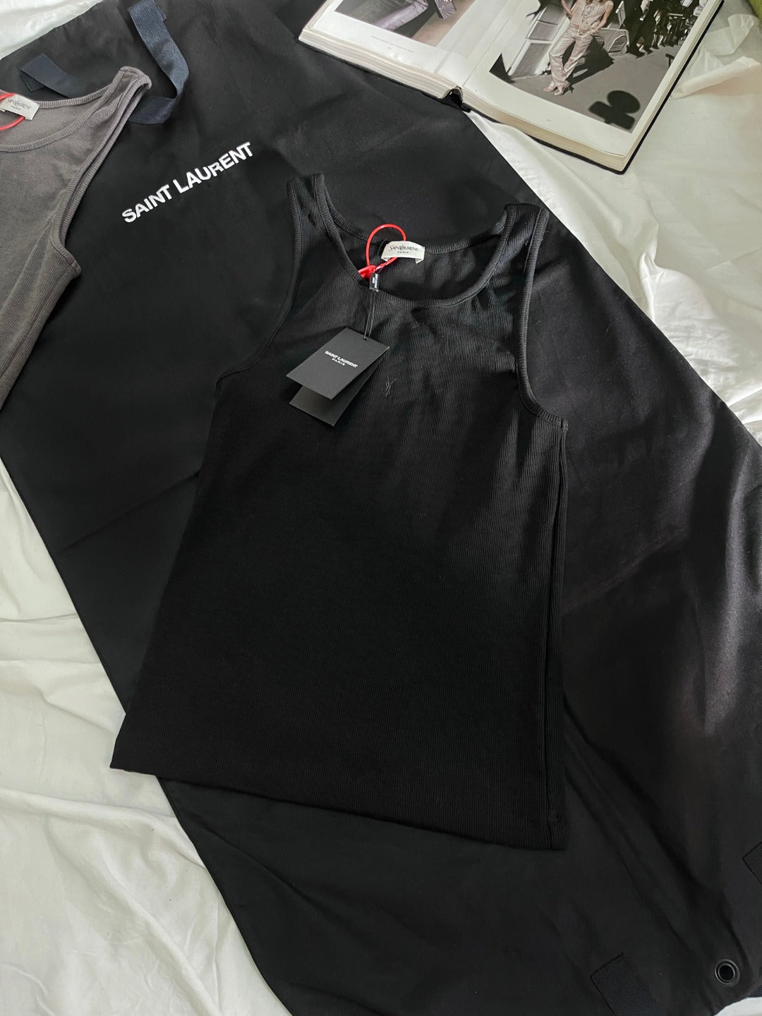 Grey and Black Vest