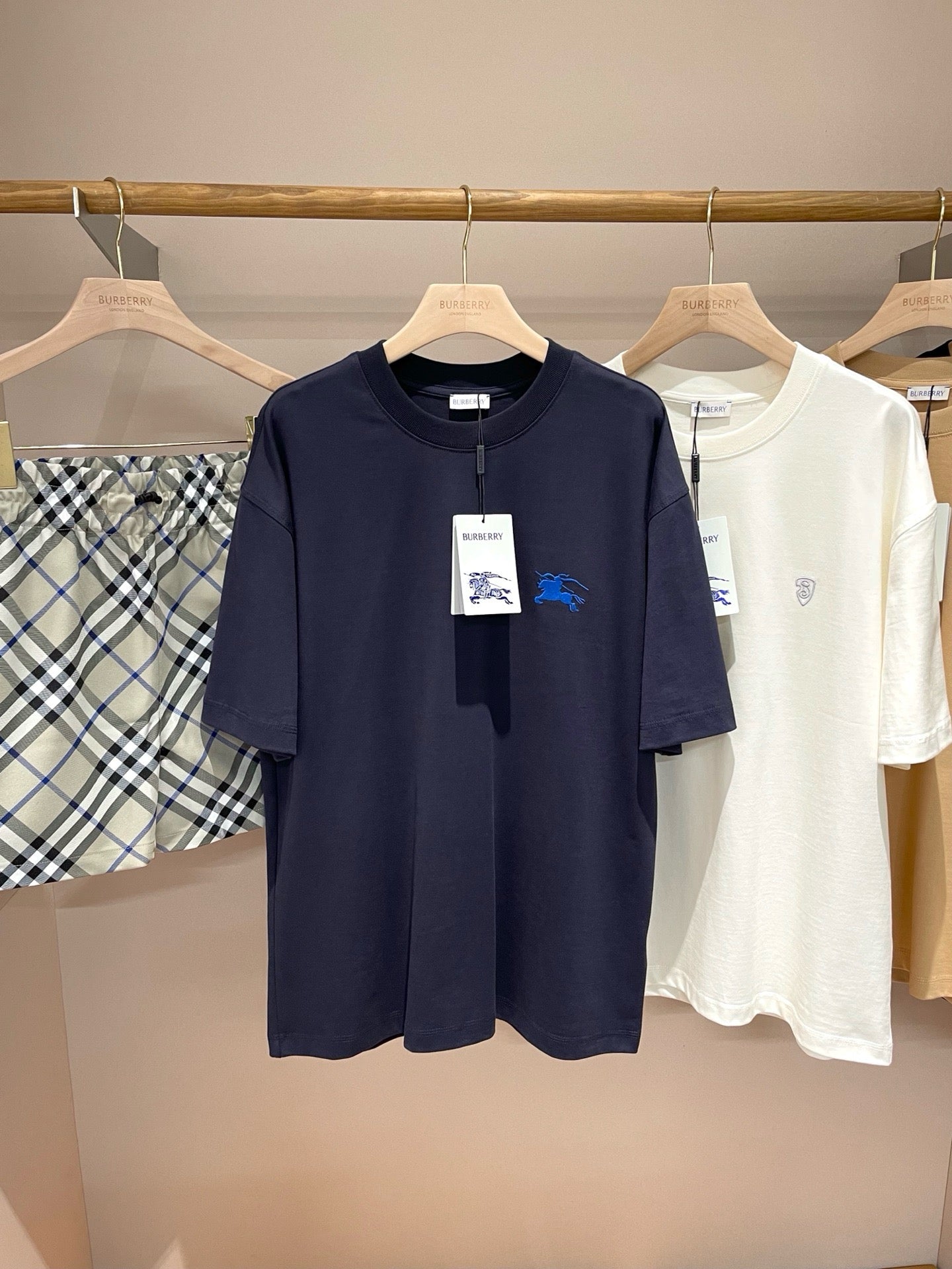Dark Blue and Khaki T-Shirt