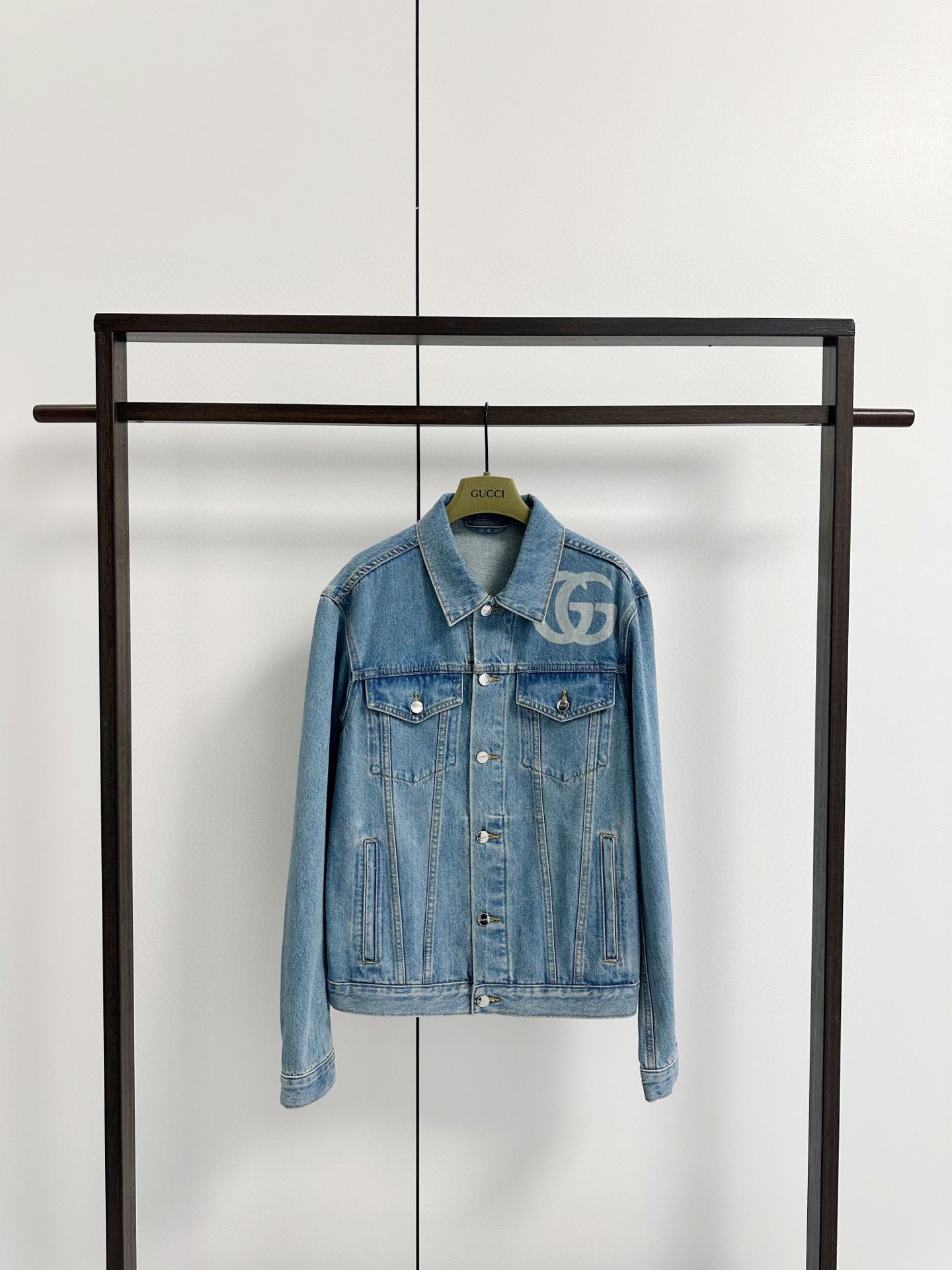 Blaue Jacke