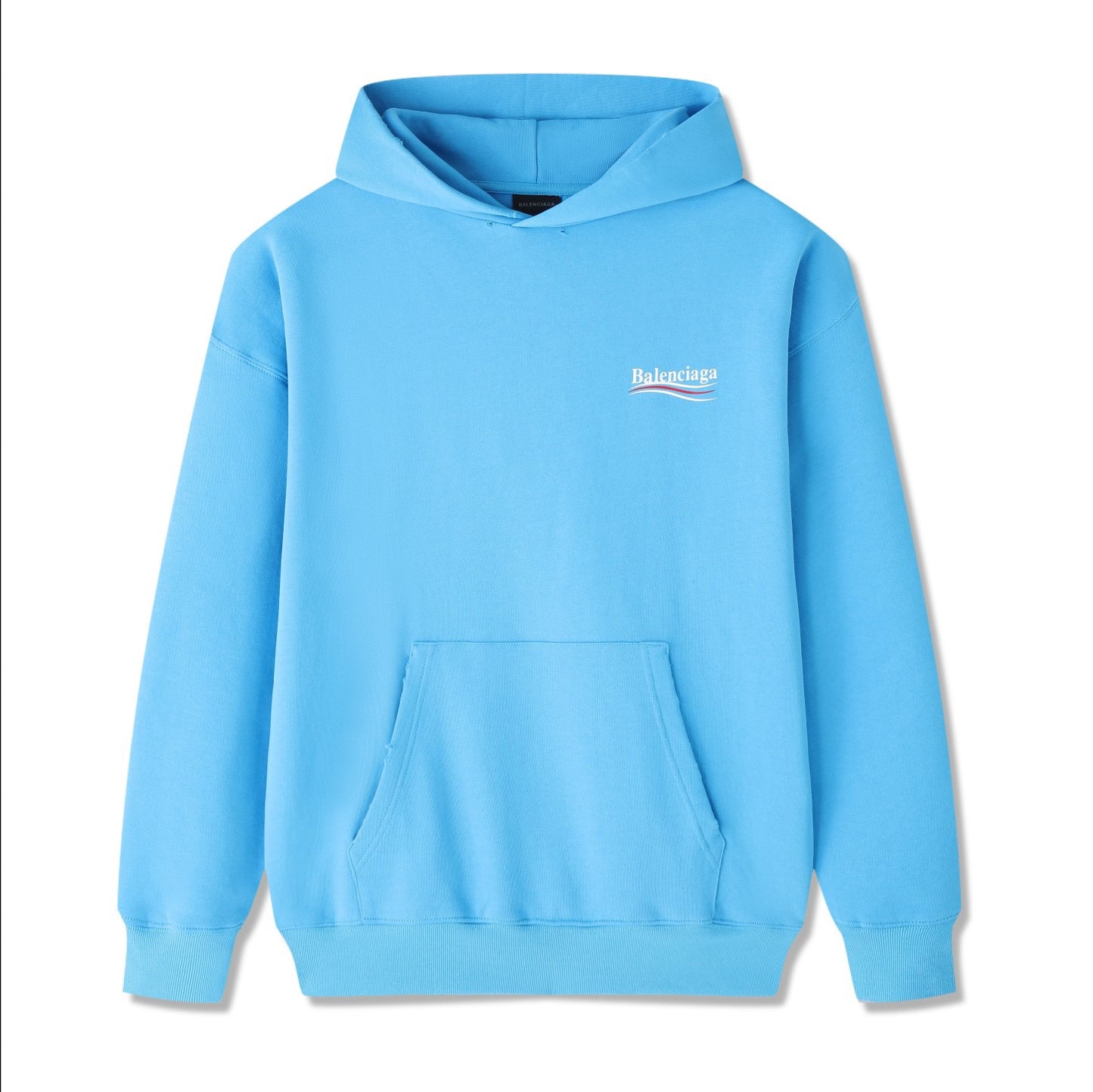 Sky blue and Khaki Hoodie