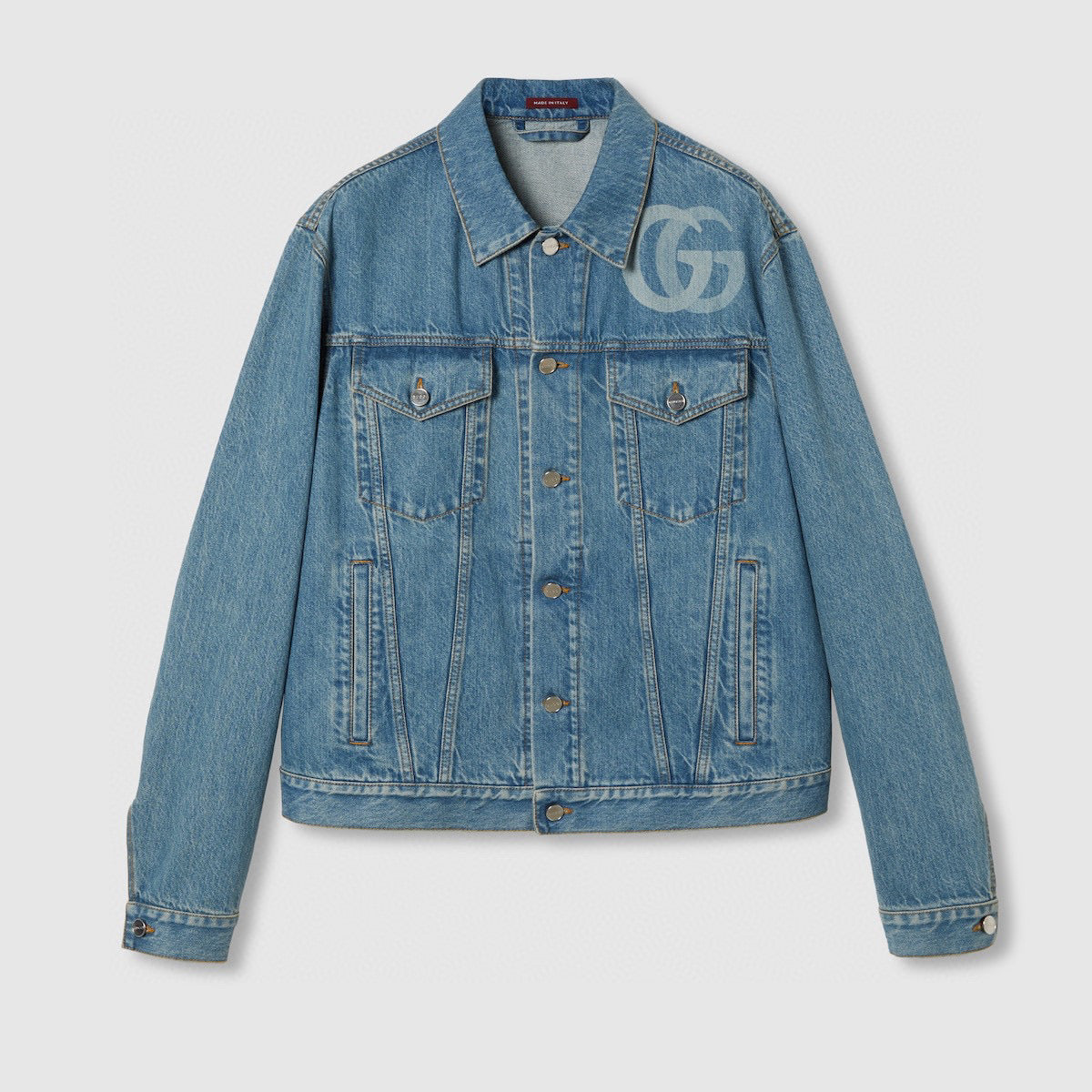 Blaue Jacke