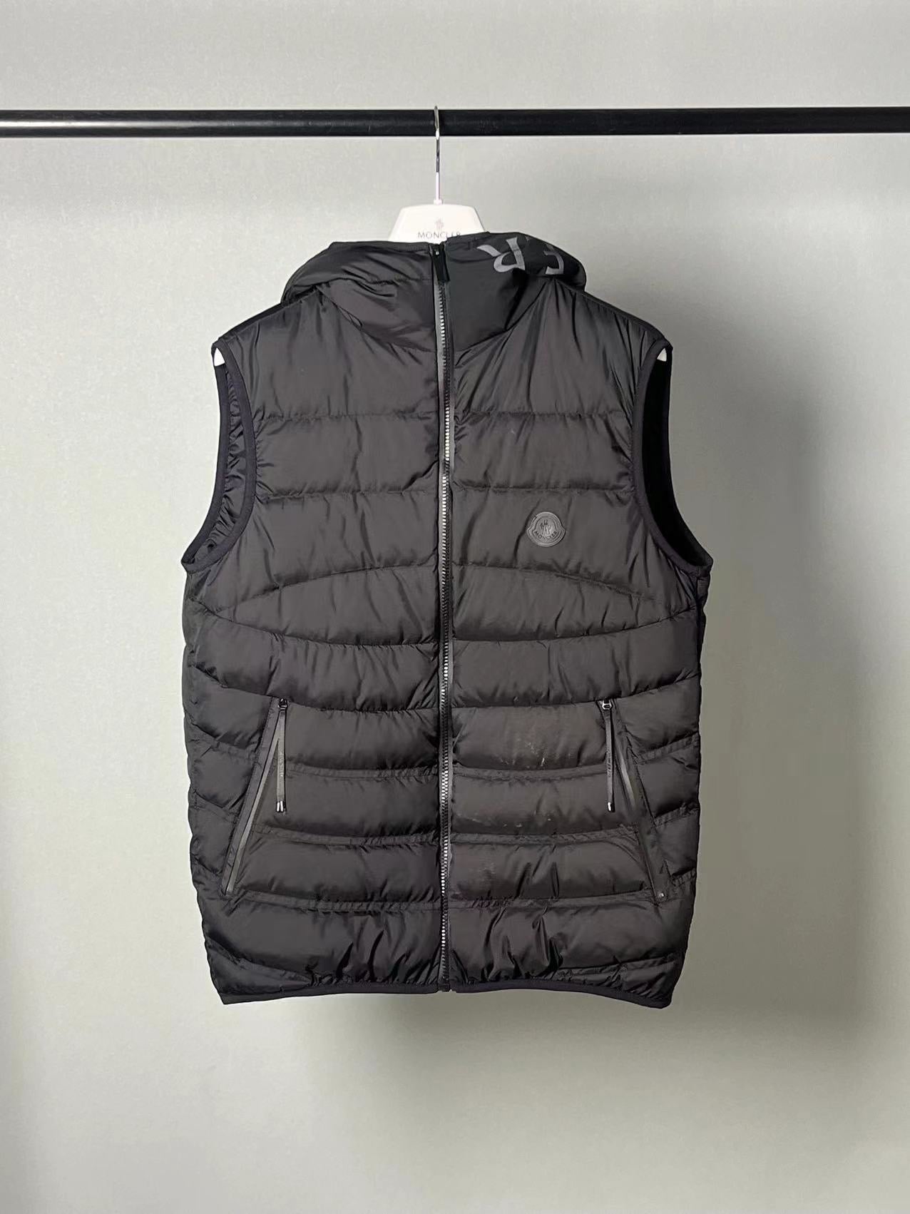 Black and Grey Vest