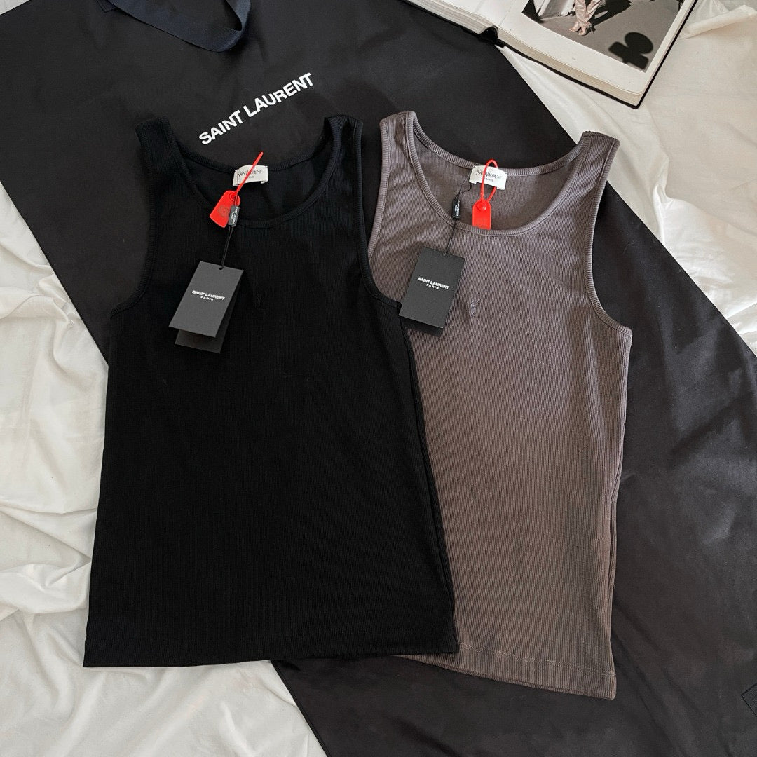 Grey and Black Vest