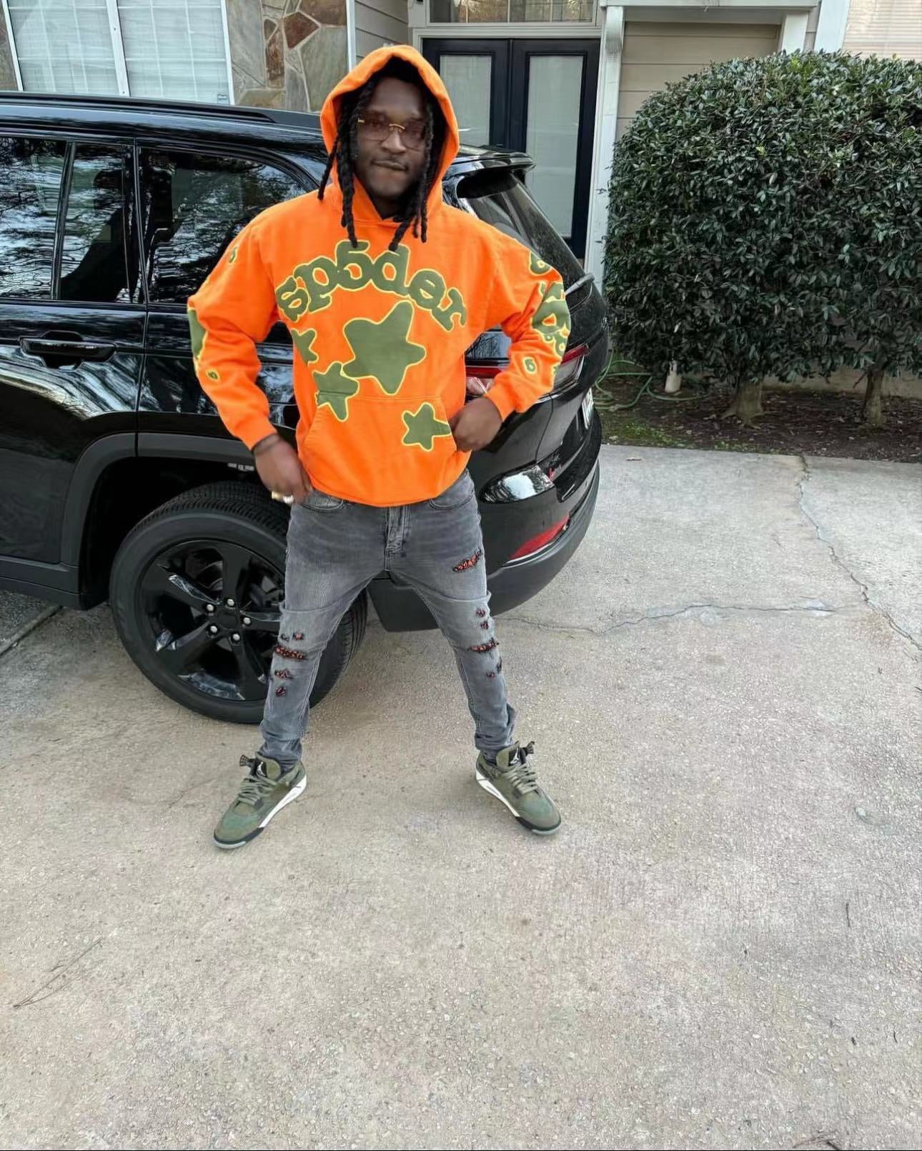 Orange Hoodie