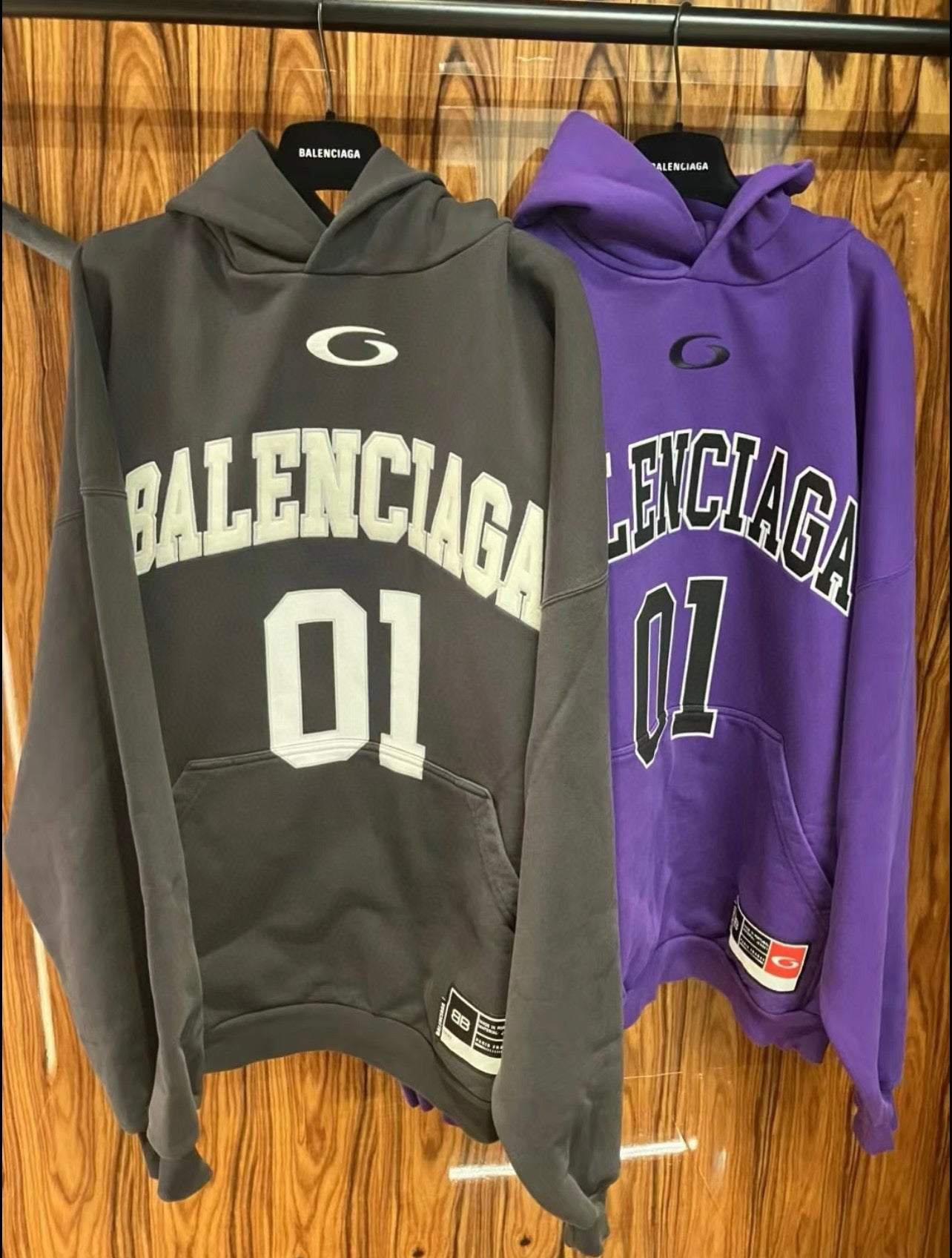 Black and Purple Hoodie