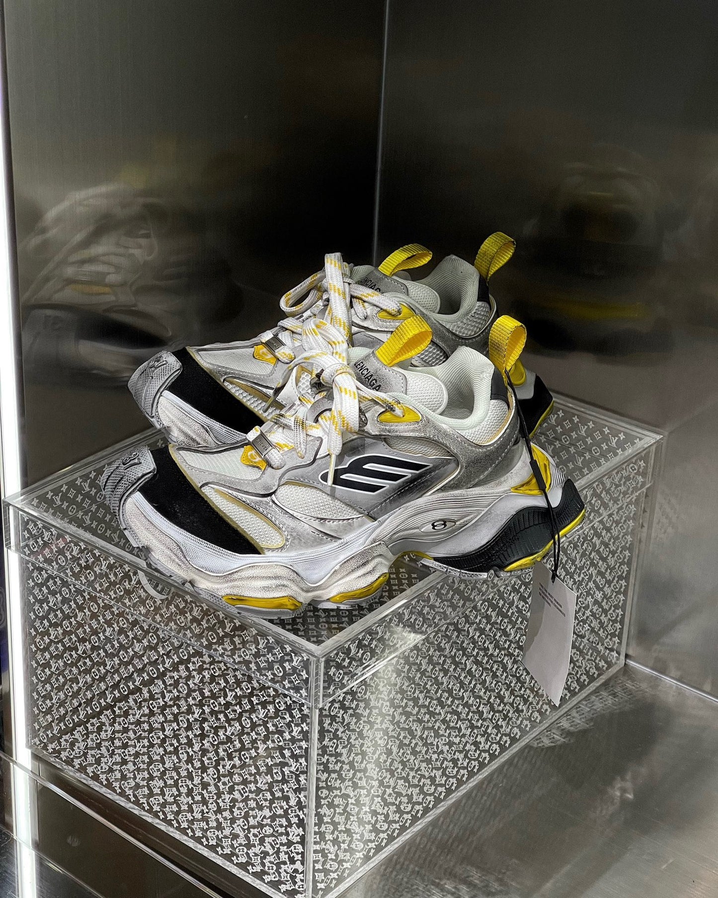 Silvery yellow Shoes