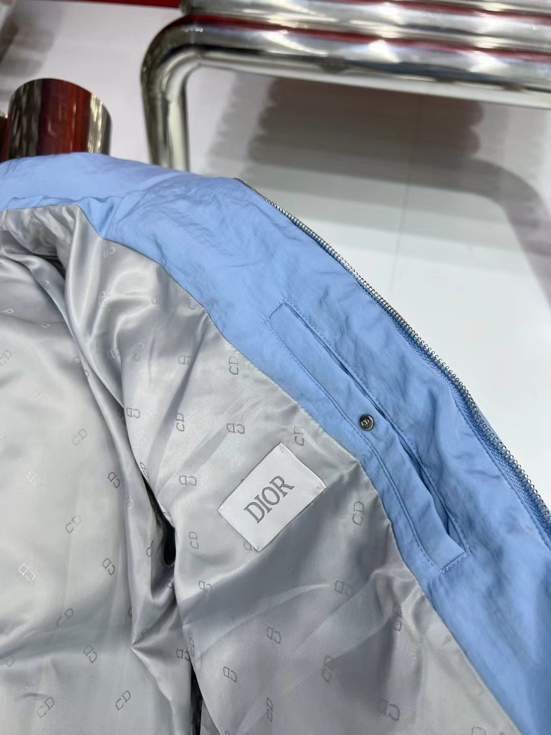 Black and Light blue Jacket