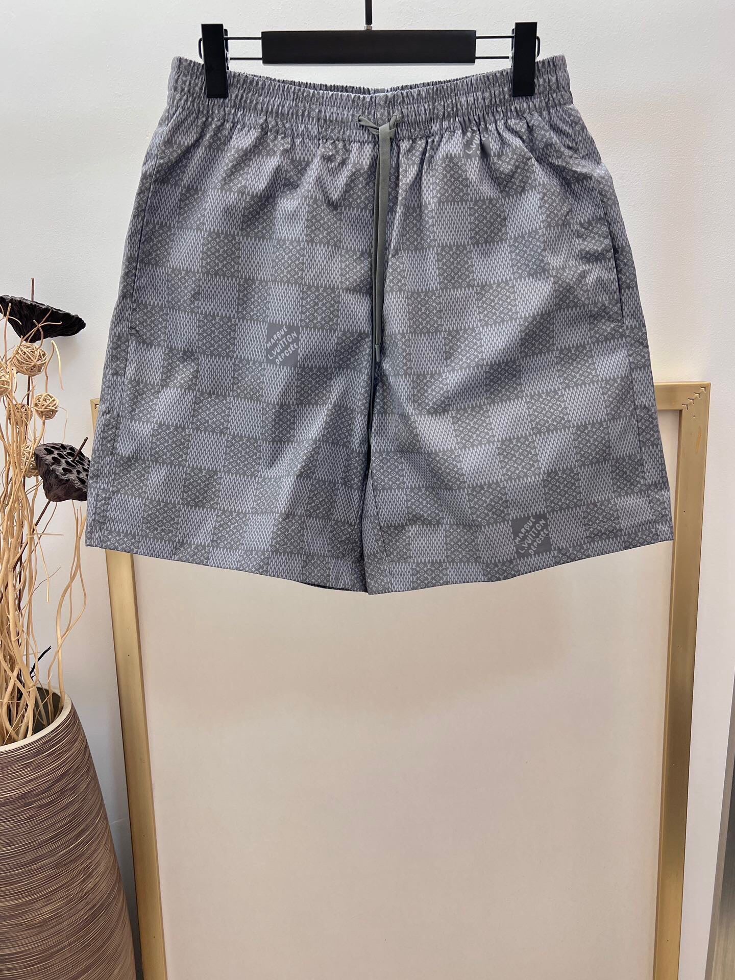 Blue and Grey Short