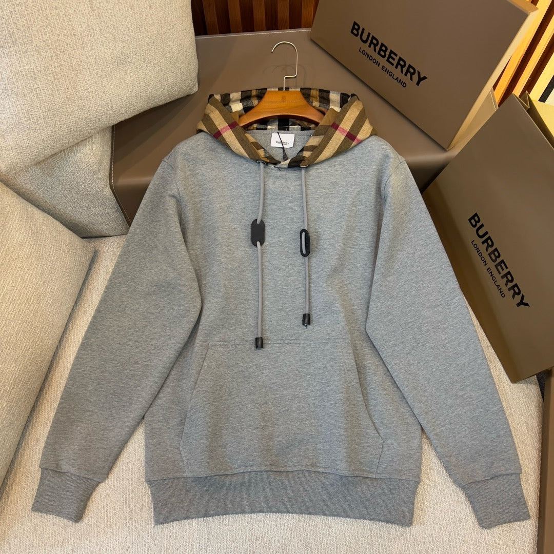 Black, Grey, Blue and Khaki Hoodie