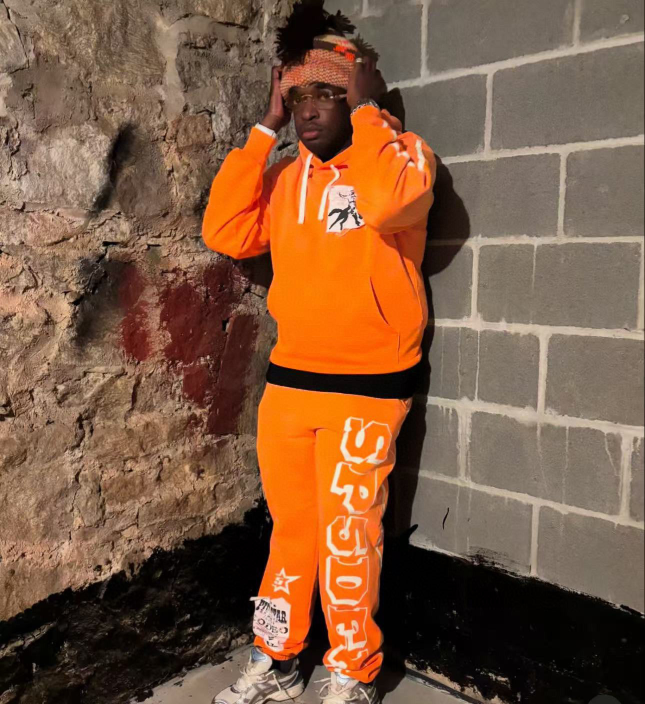 Orange Hoodie