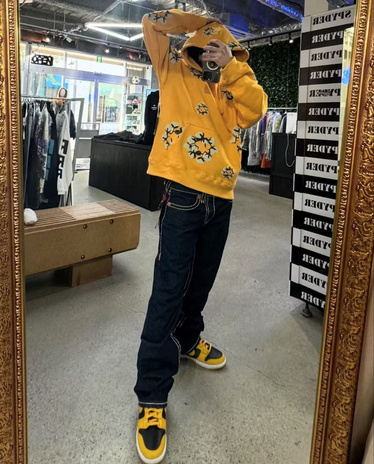 Yellow Hoodie