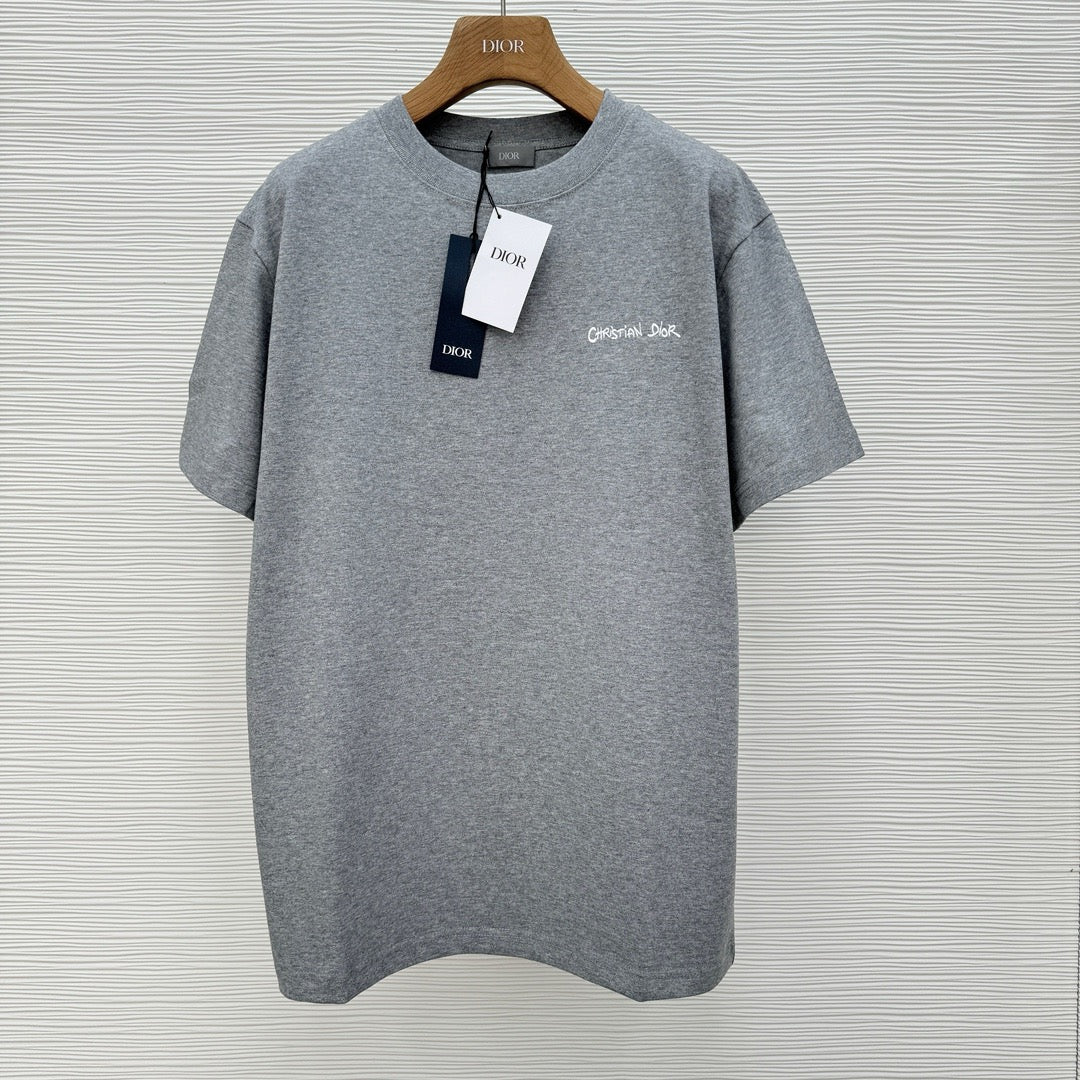 Grey and White T-shirt