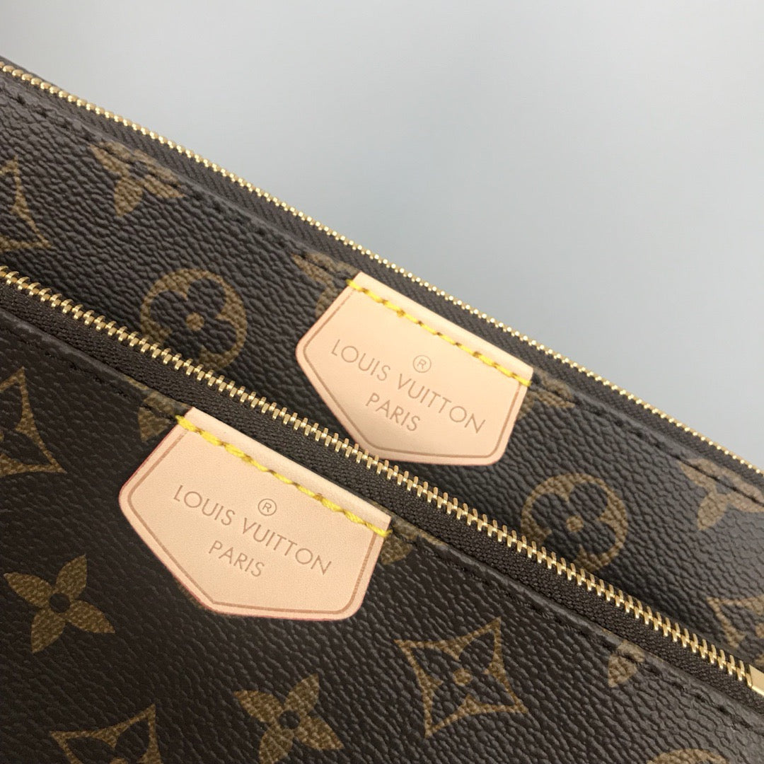 Blue, Black and Flamingo Bags