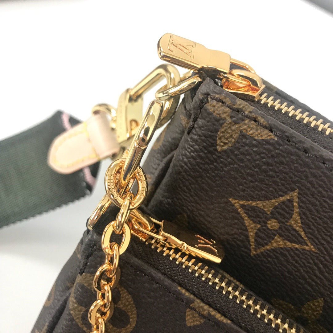 Blue, Black and Flamingo Bags