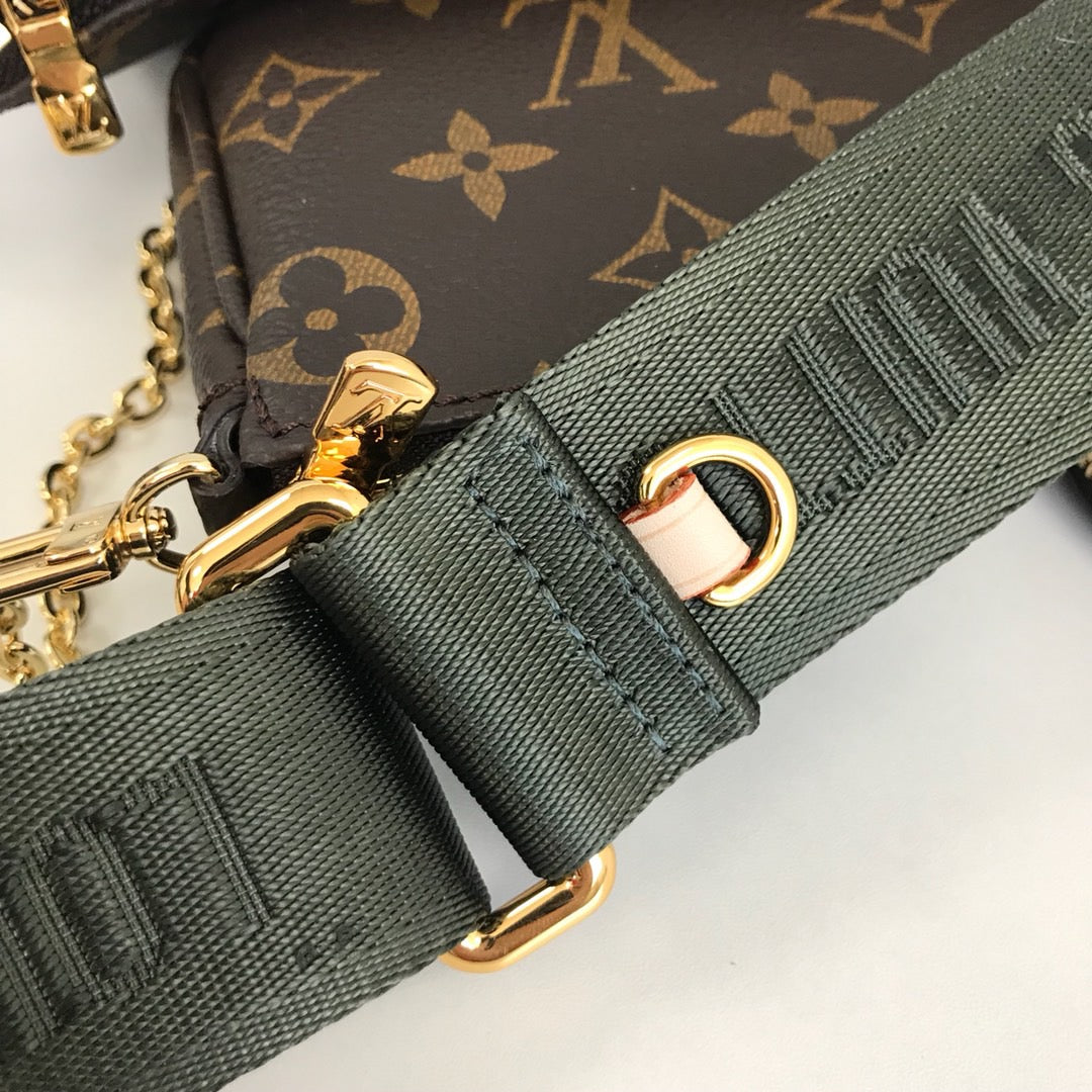 Blue, Black and Flamingo Bags