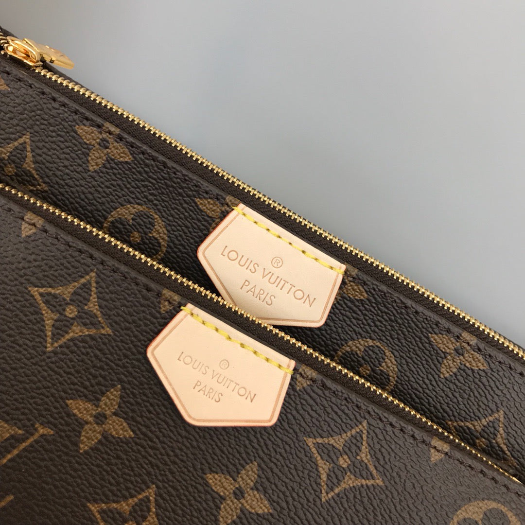 Blue, Black and Flamingo Bags
