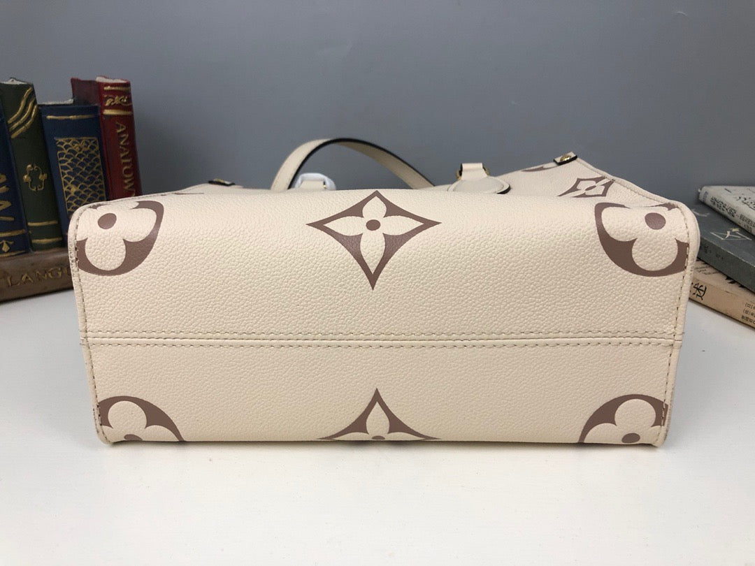 Wheat, Brown, Black, Gray and Deep Pink Bags