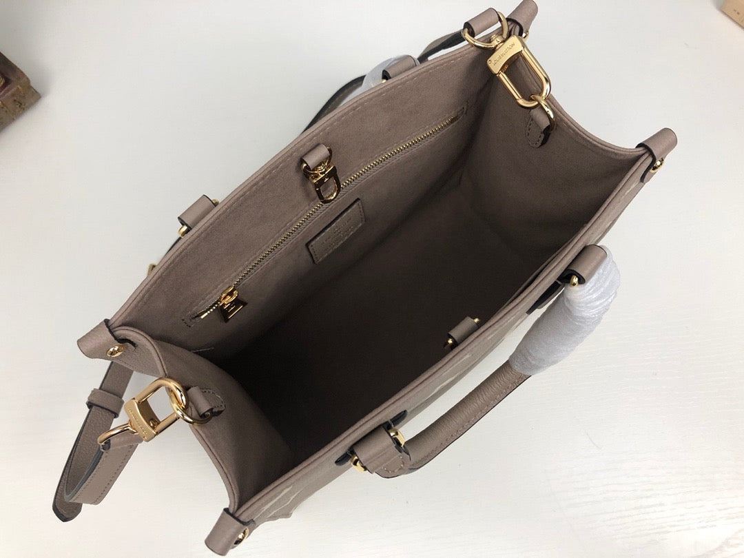 Wheat, Brown, Black, Gray and Deep Pink Bags