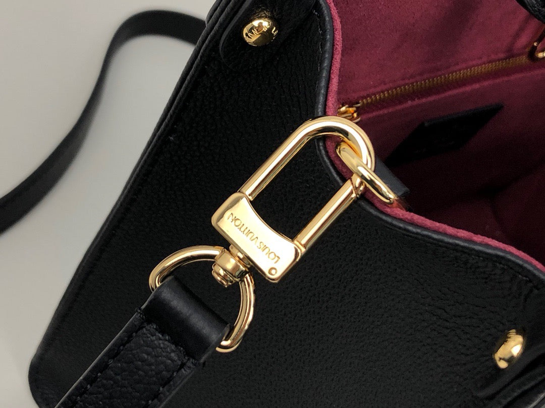 Wheat, Brown, Black, Gray and Deep Pink Bags