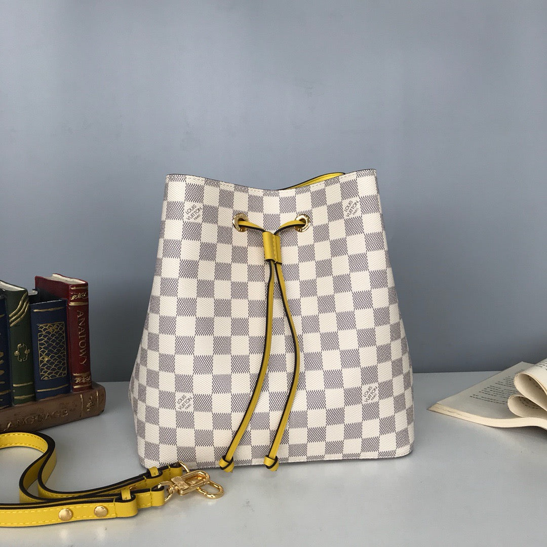 Pale Violet Red, Yellow and Navy Blue Bags
