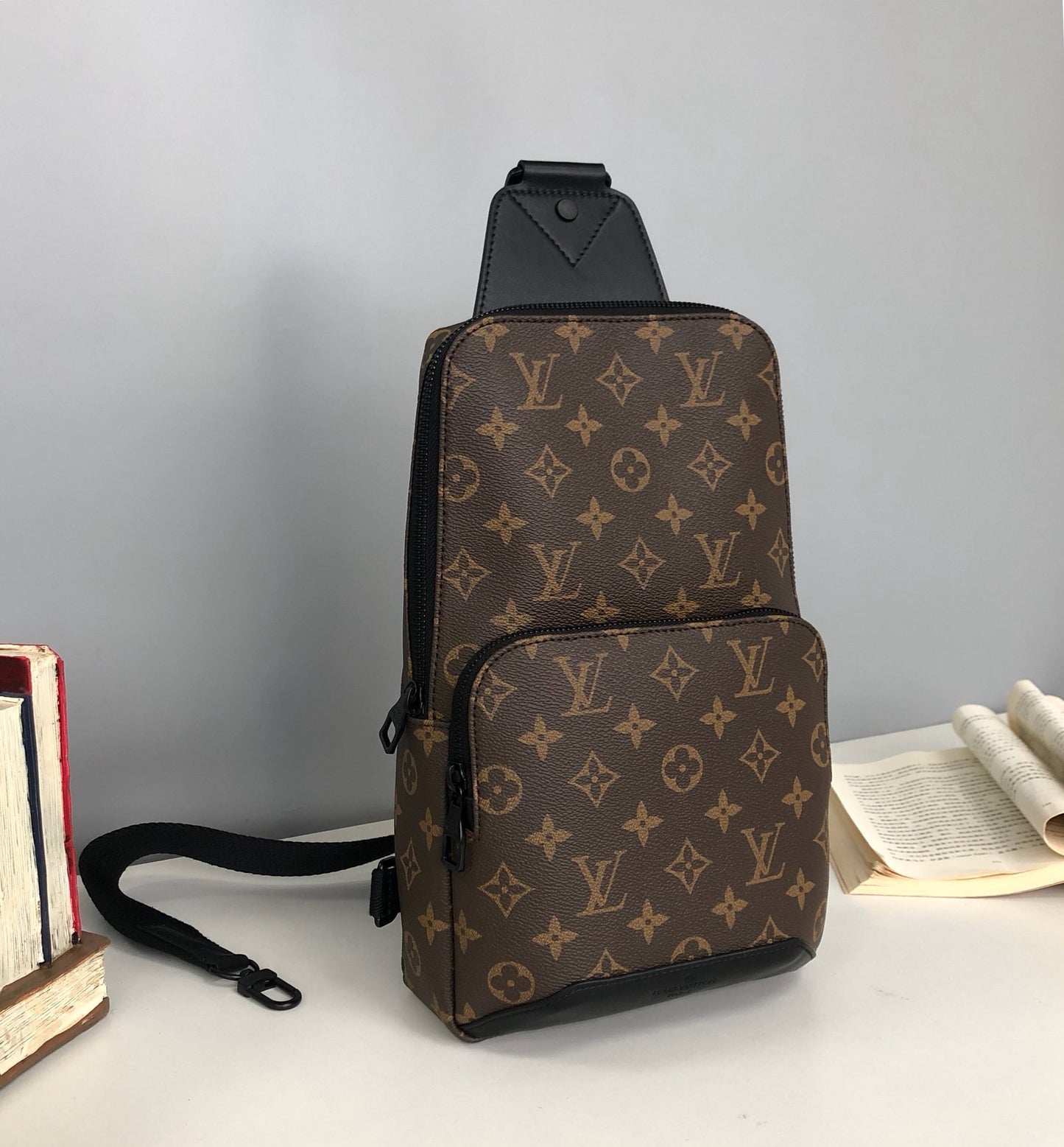Brown, Black and Blue Bags