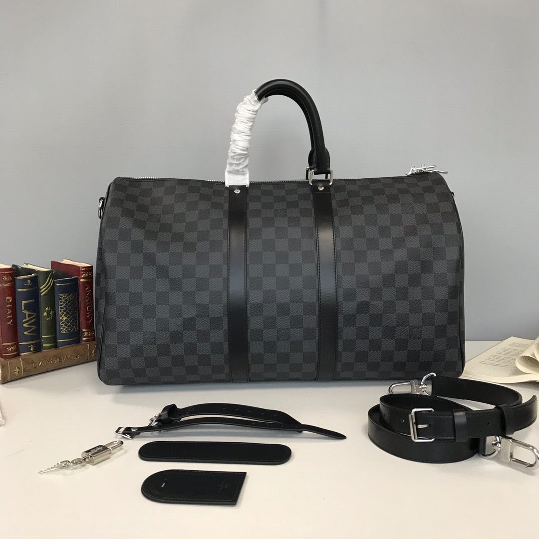 Gray and Brown Bags