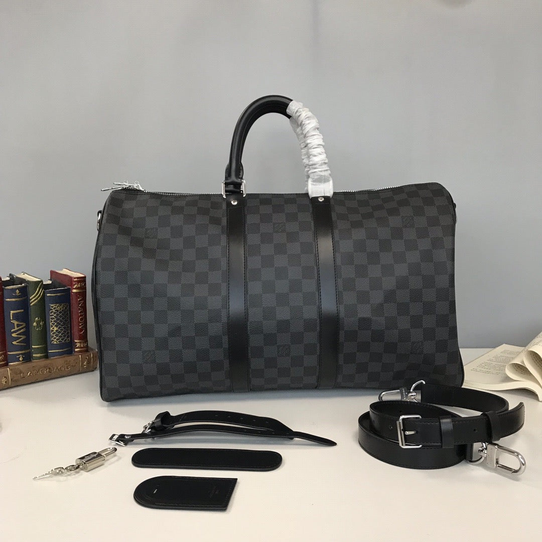 Gray and Brown Bags