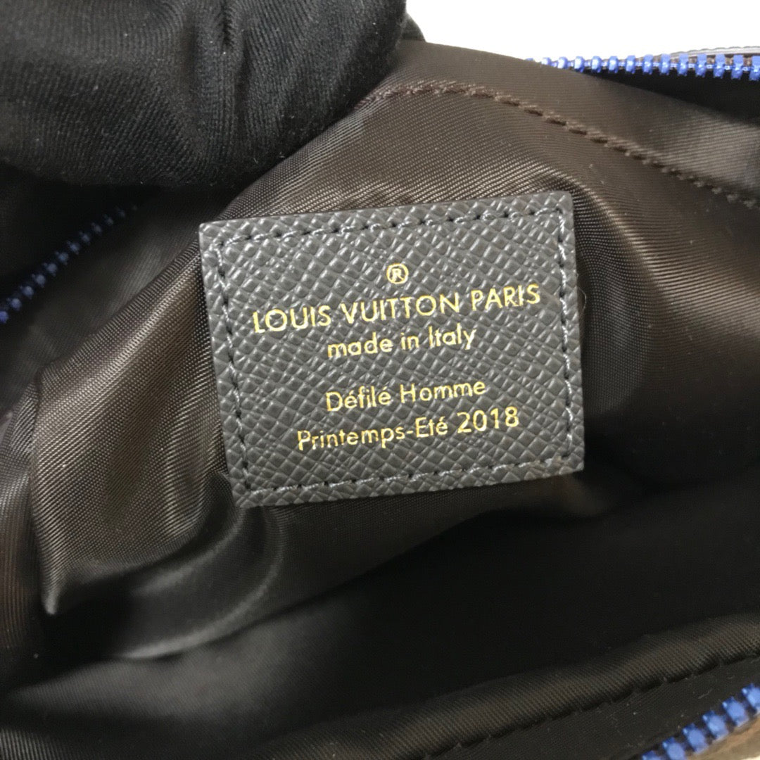 Brown and Navy Blue Bags