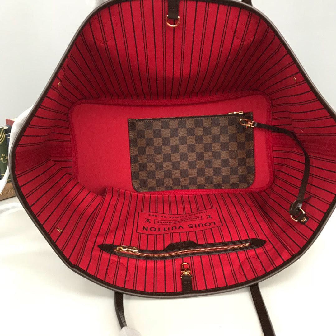 Red, Tan, Crimson and Deep Pink Bags