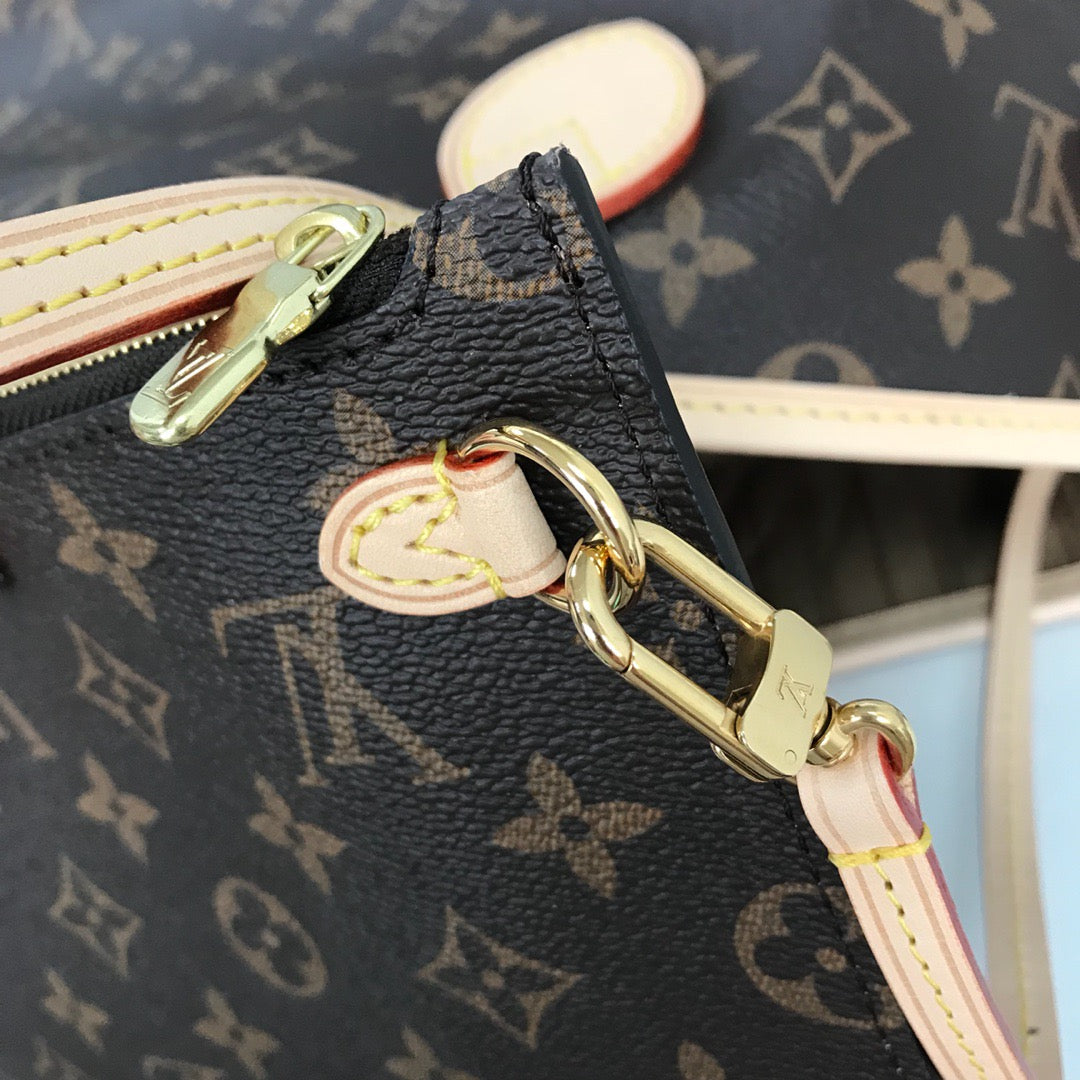 Red, Tan, Crimson and Deep Pink Bags
