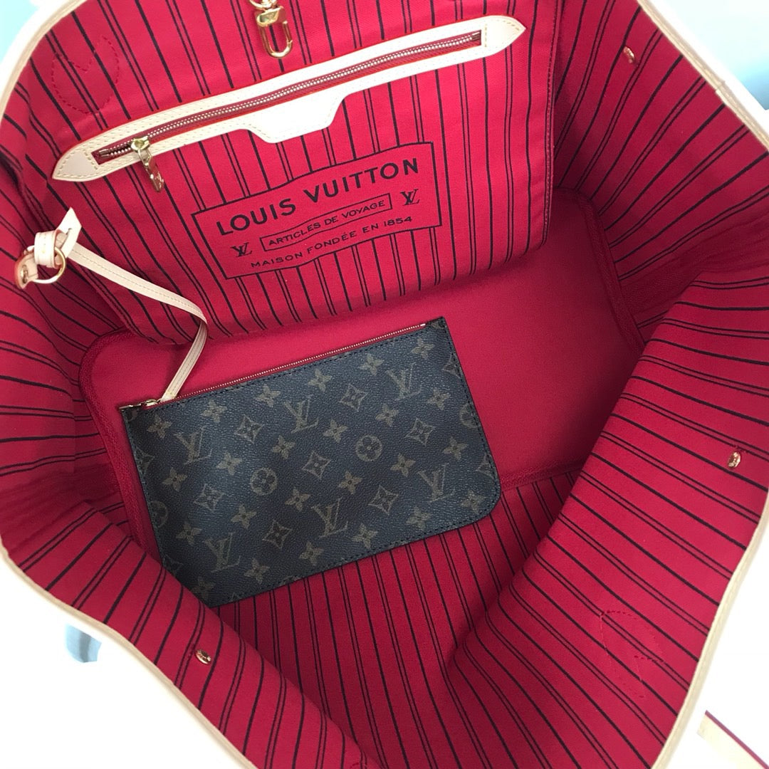 Red, Tan, Crimson and Deep Pink Bags