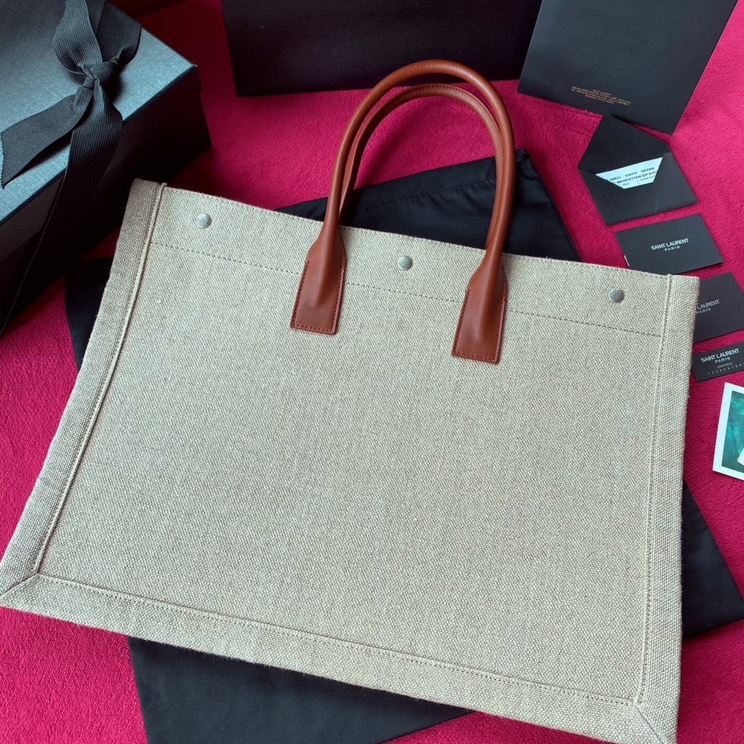 Off White and Black Bags