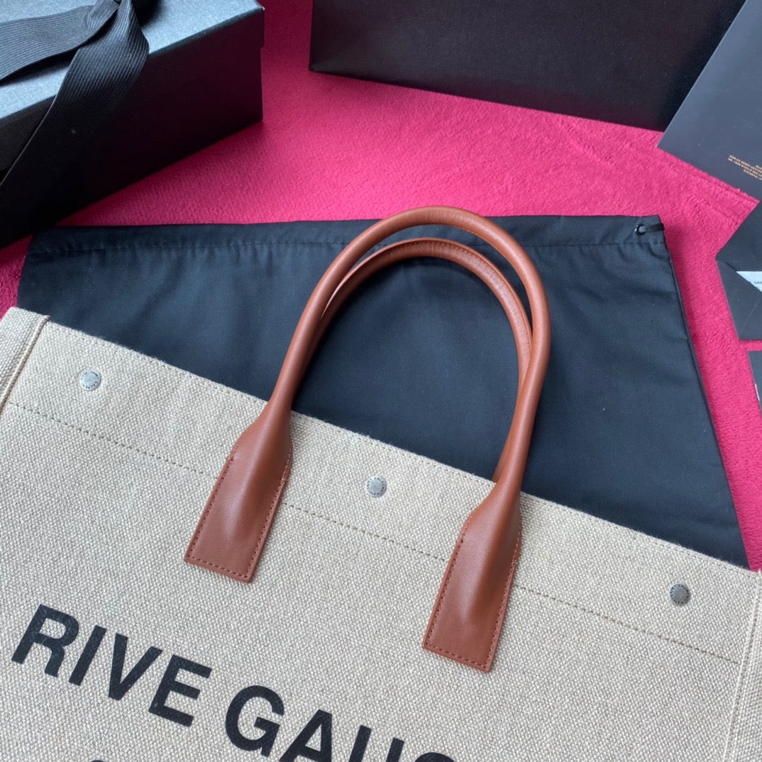 Off White and Black Bags