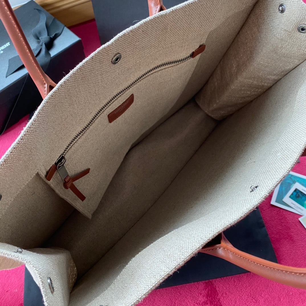 Off White and Black Bags
