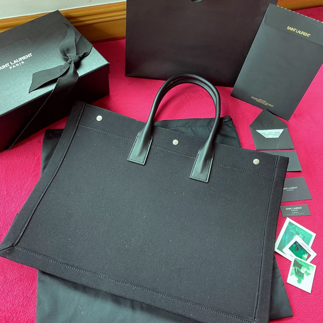 Off White and Black Bags