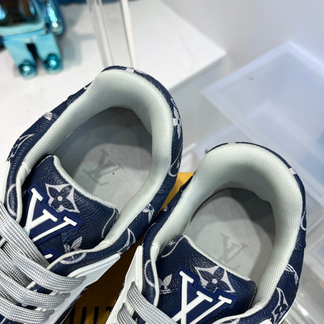 Blue green, Yellow white and Black white Shoes