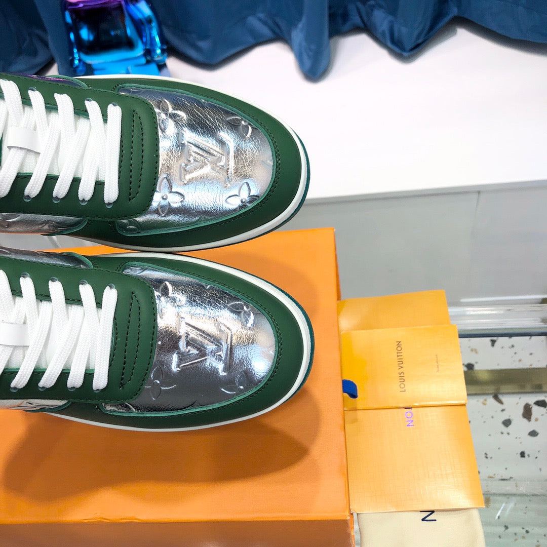Green white Shoes