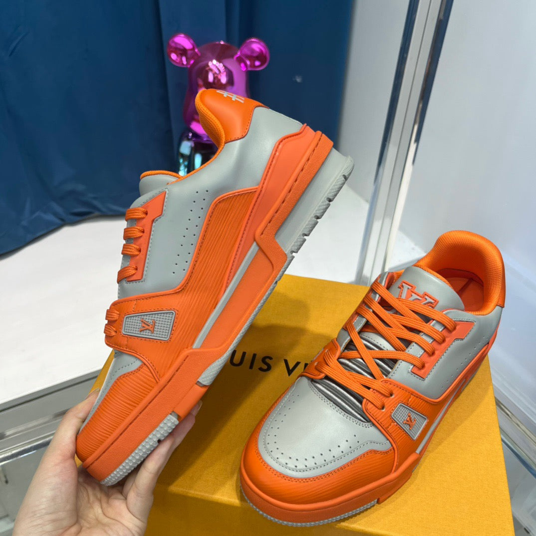 Green grey, Orange grey and Black grey Shoes