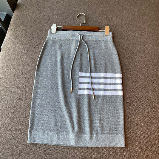 Grey, Blue Shorts