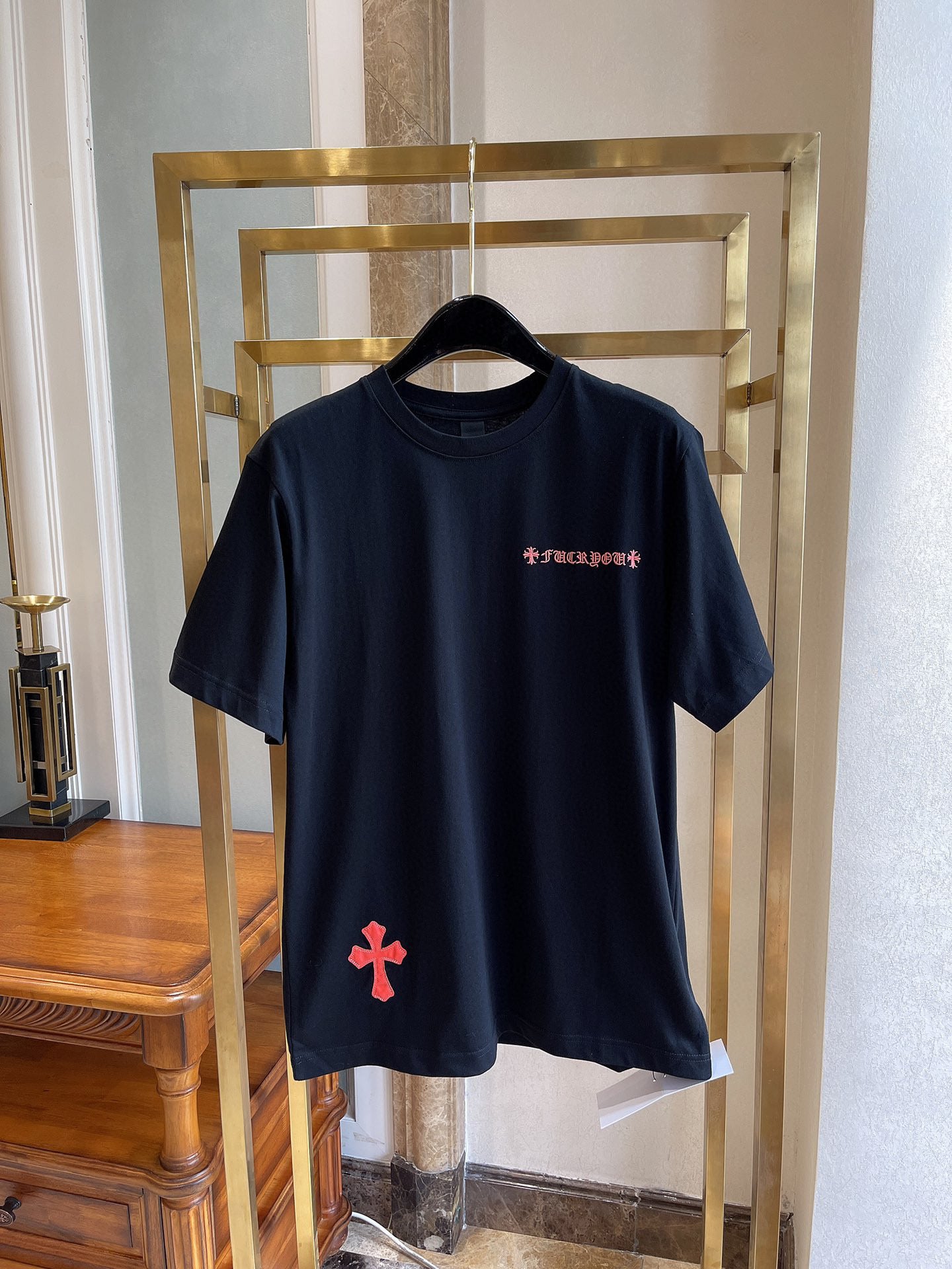 color sheepskin cross Tee - Topmodareps